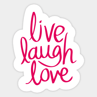 live laugh love Design Sticker